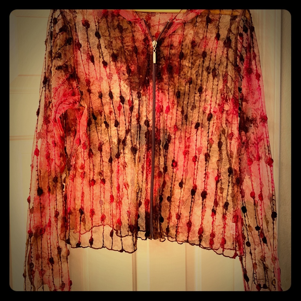 Beautiful vintage-style sheer jacket